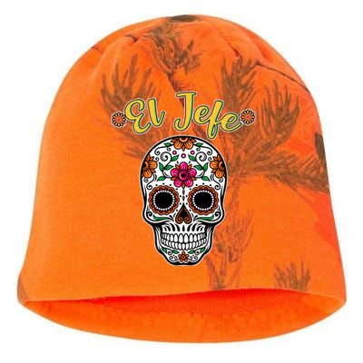 El Jefe Dia De Los Muertos Kati - Camo Knit Beanie