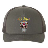 El Jefe Dia De Los Muertos Yupoong Adult 5-Panel Trucker Hat