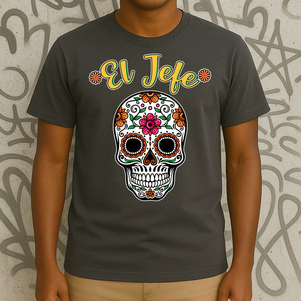 El Jefe Dia De Los Muertos T-Shirt