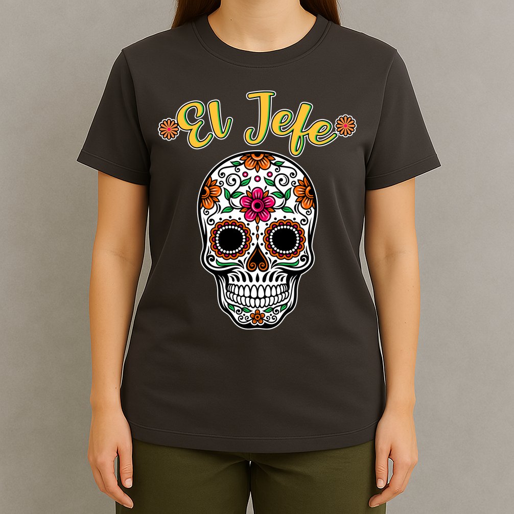 El Jefe Dia De Los Muertos T-Shirt