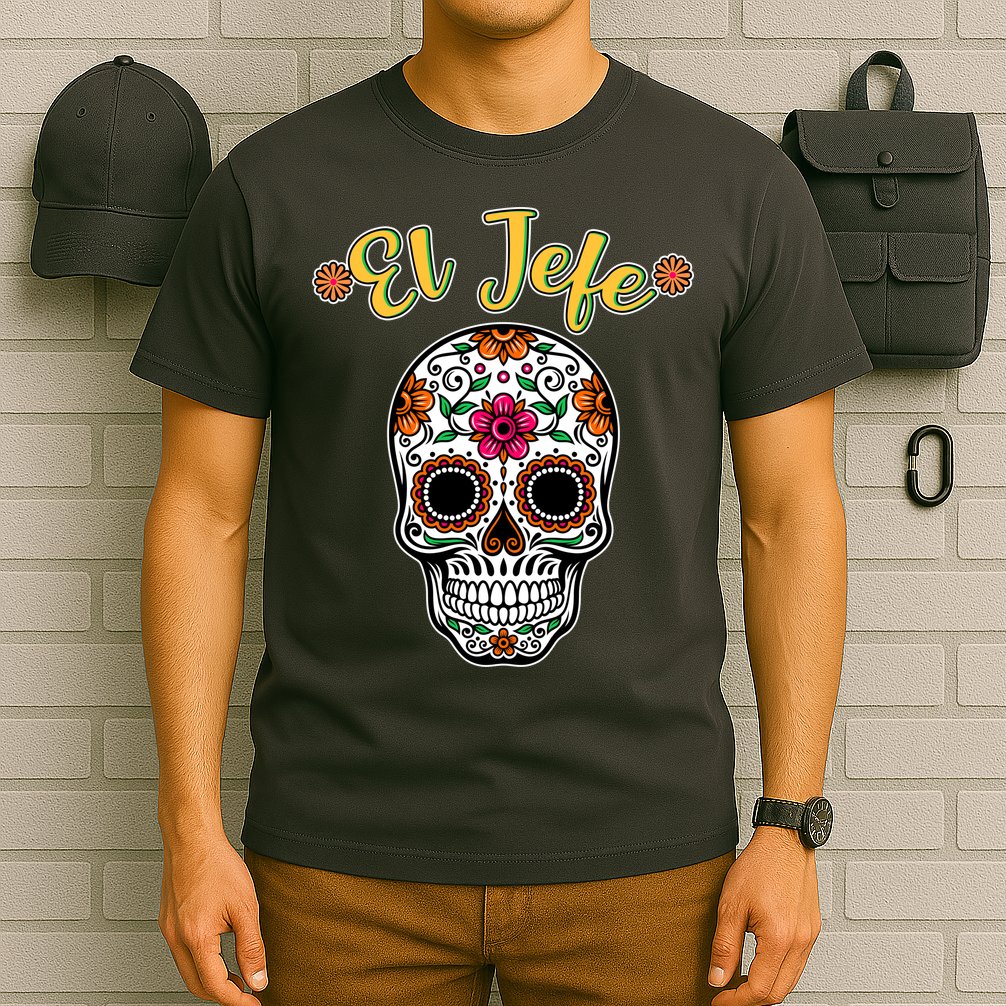 El Jefe Dia De Los Muertos T-Shirt