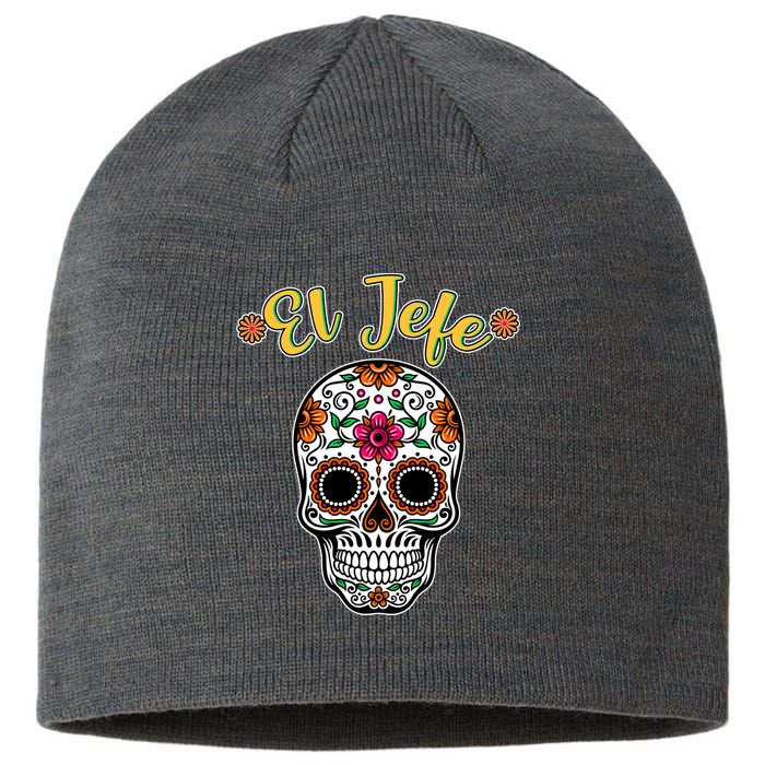 El Jefe Dia De Los Muertos Sustainable Beanie