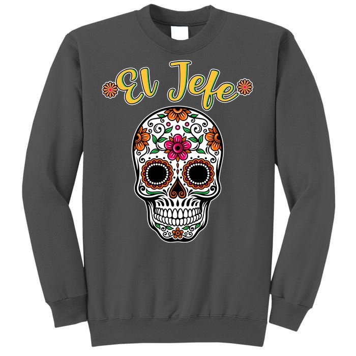 El Jefe Dia De Los Muertos Tall Sweatshirt