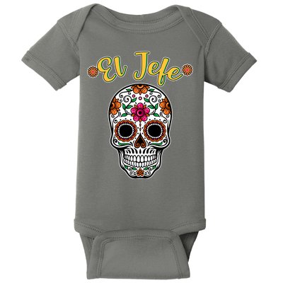 El Jefe Dia De Los Muertos Baby Bodysuit