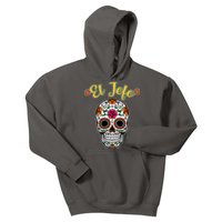 El Jefe Dia De Los Muertos Kids Hoodie