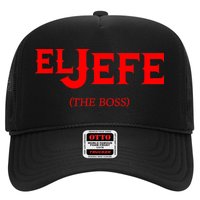 El Jefe (The Boss) Funny Text Logo Trucker Hat