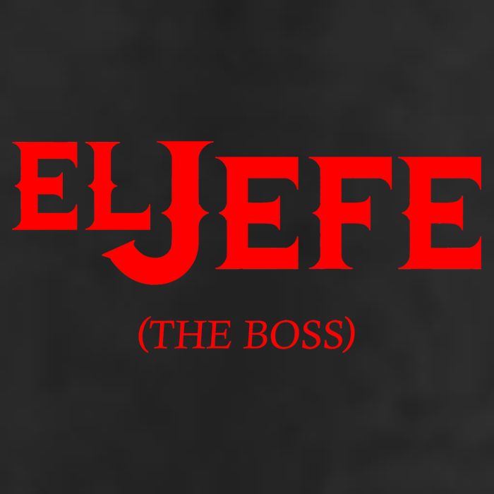 El Jefe (The Boss) Funny Text Logo Trucker Hat