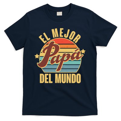 El Mejor Papá Del Mundo Vintage T-Shirt