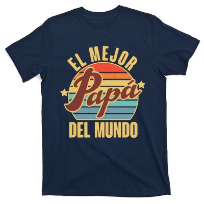 El Mejor Papá Del Mundo Vintage T-Shirt