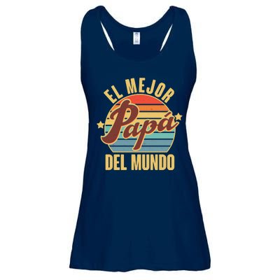 El Mejor Papá Del Mundo Vintage Ladies Essential Flowy Tank