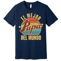 El Mejor Papá Del Mundo Vintage Premium T-Shirt