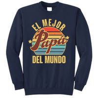 El Mejor Papá Del Mundo Vintage Tall Sweatshirt