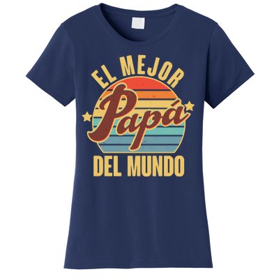 El Mejor Papá Del Mundo Vintage Women's T-Shirt