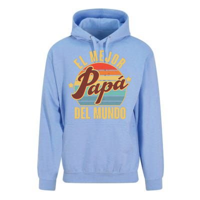 El Mejor Papá Del Mundo Vintage Unisex Surf Hoodie