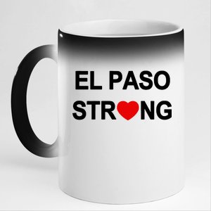 El Paso Strong 11oz Black Color Changing Mug