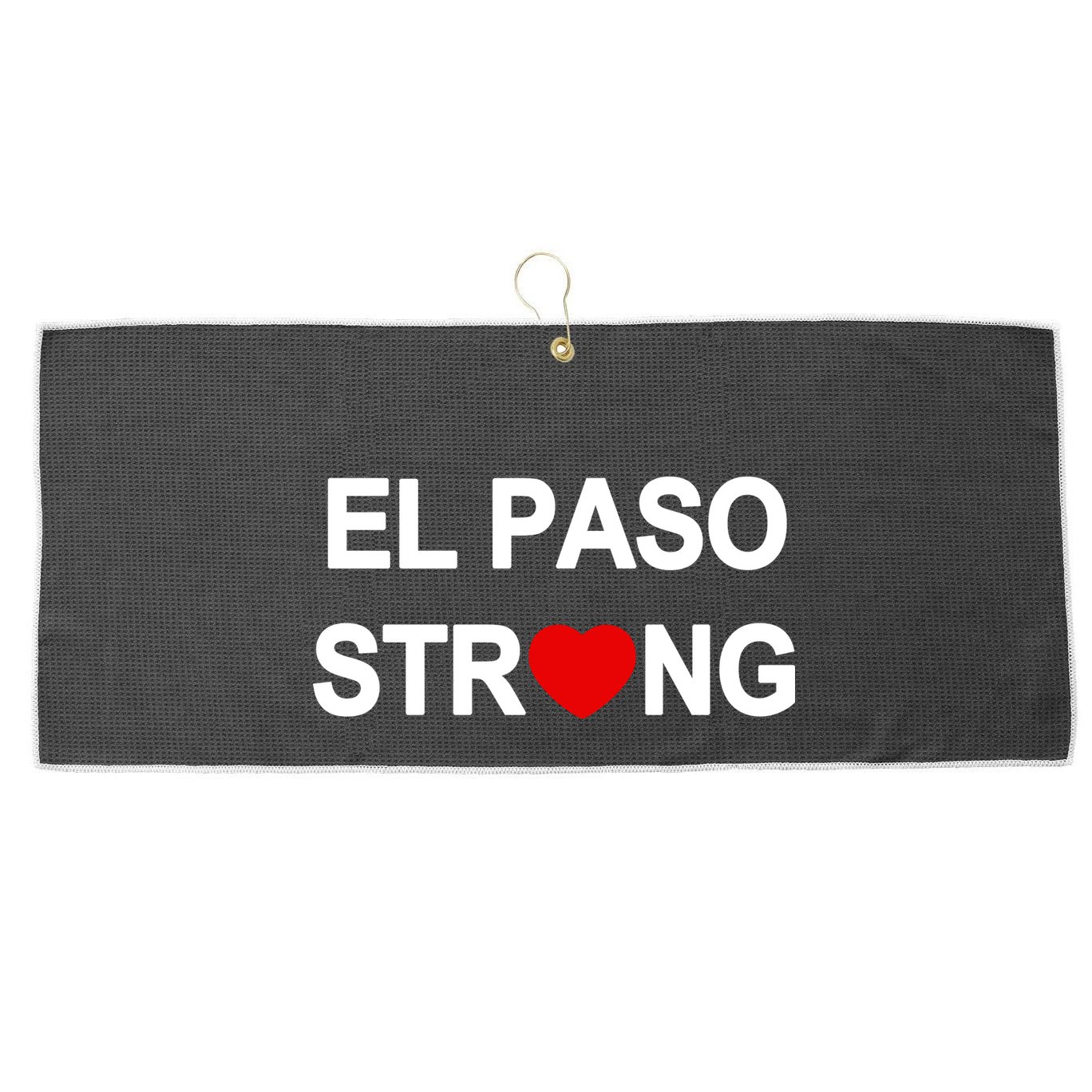 El Paso Strong Large Microfiber Waffle Golf Towel