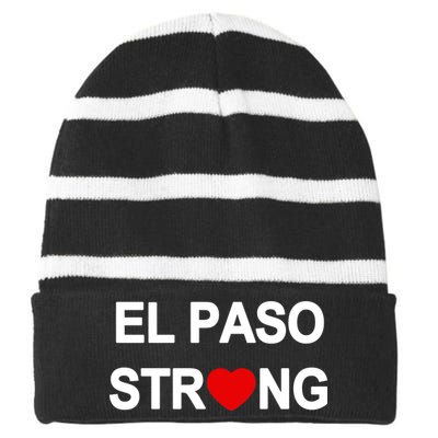 El Paso Strong Striped Beanie with Solid Band