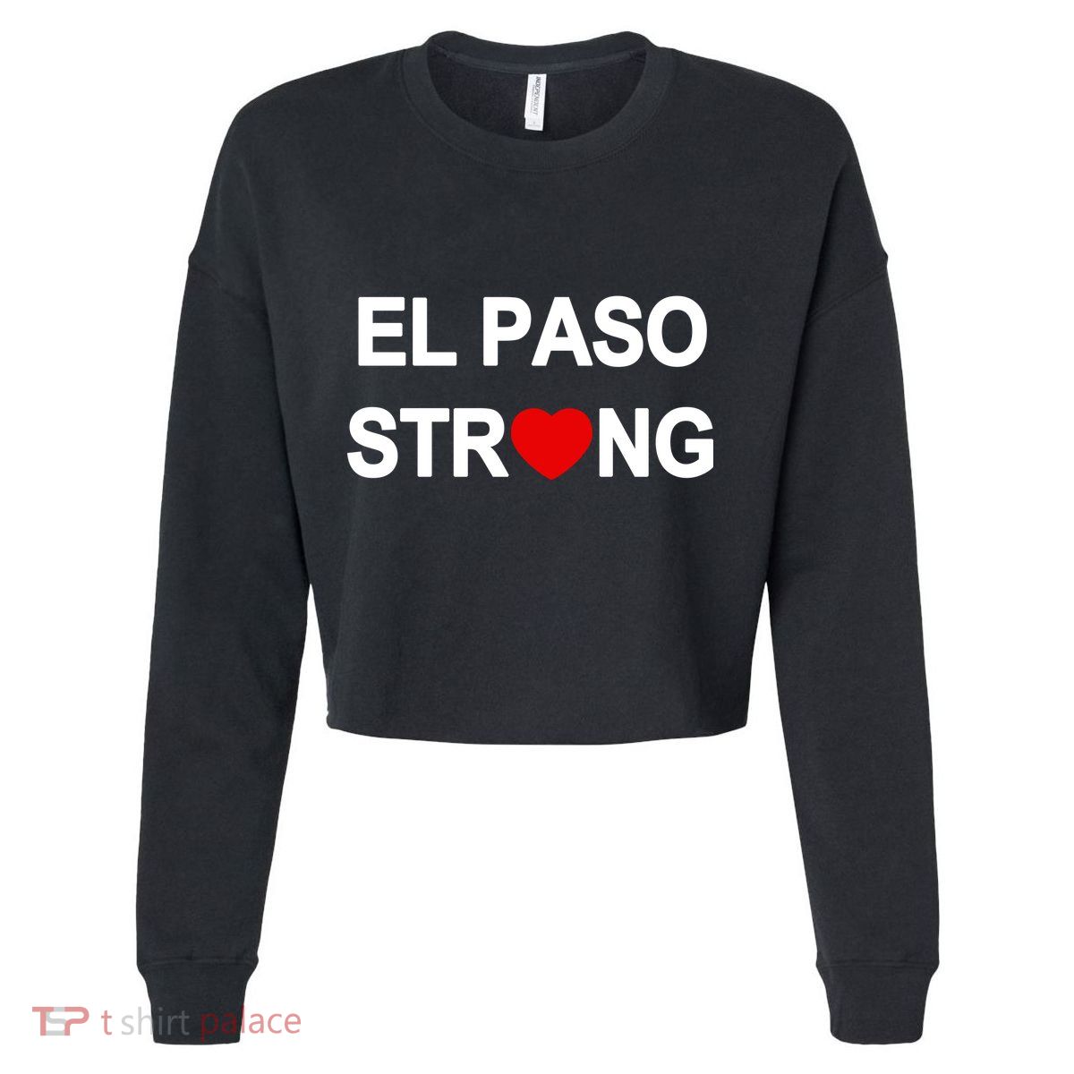 El Paso Strong Cropped Pullover Crew