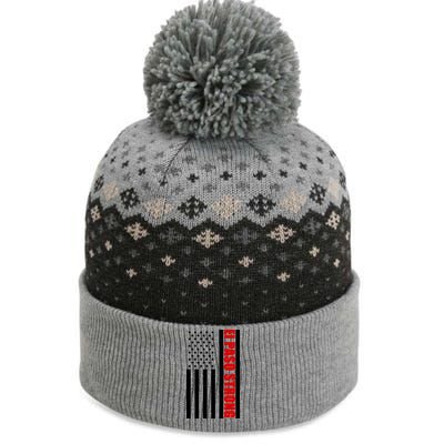 El Paso Strong American Flag The Baniff Cuffed Pom Beanie