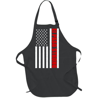 El Paso Strong American Flag Full-Length Apron With Pockets