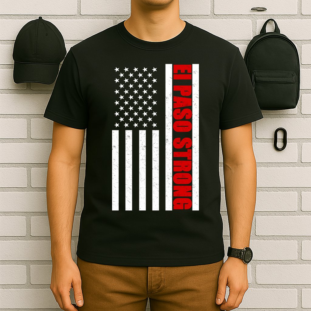 El Paso Strong American Flag T-Shirt