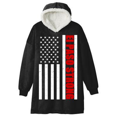 El Paso Strong American Flag Hooded Wearable Blanket