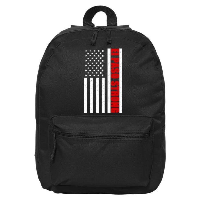 El Paso Strong American Flag 16 in Basic Backpack