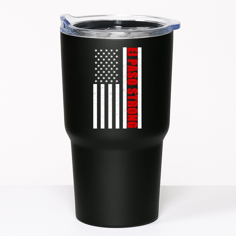 El Paso Strong American Flag Tumbler