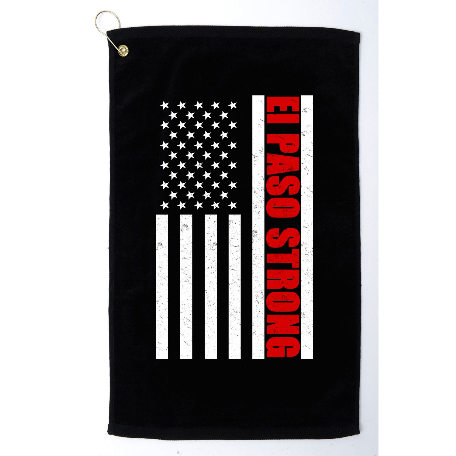 El Paso Strong American Flag Golf Towel
