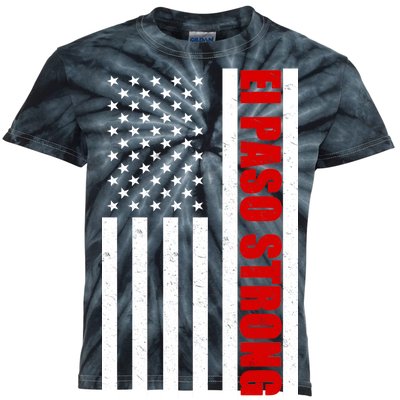 El Paso Strong American Flag Kids Tie-Dye T-Shirt