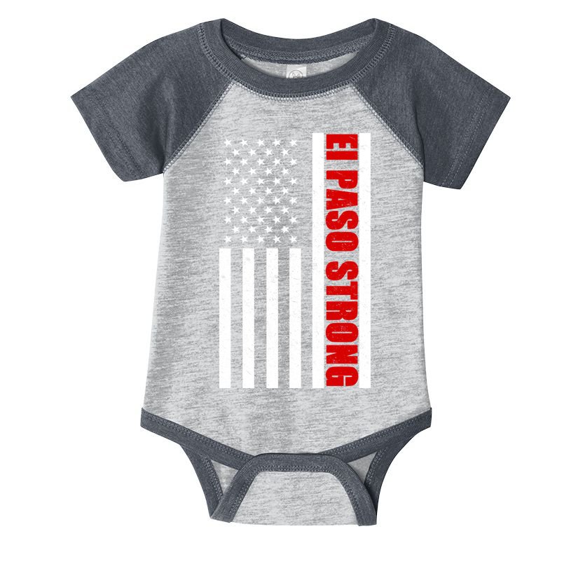 El Paso Strong American Flag Infant Baby Jersey Bodysuit