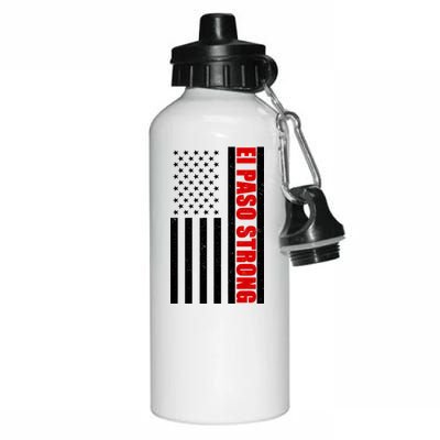 El Paso Strong American Flag Aluminum Water Bottle