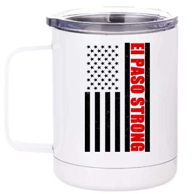 El Paso Strong American Flag 12 oz Stainless Steel Tumbler Cup