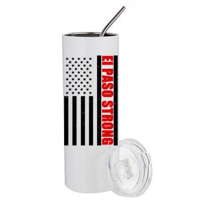 El Paso Strong American Flag Stainless Steel Tumbler