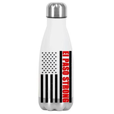 El Paso Strong American Flag Stainless Steel Insulated Water Bottle