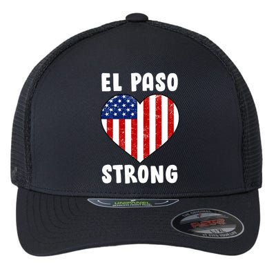 El Paso Strong American Texas Heart Flexfit Unipanel Trucker Cap