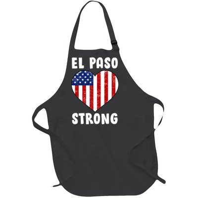 El Paso Strong American Texas Heart Full-Length Apron With Pockets