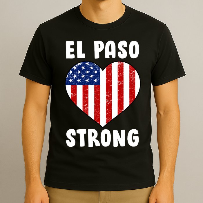 El Paso Strong American Texas Heart T-Shirt
