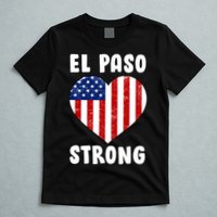 El Paso Strong American Texas Heart T-Shirt
