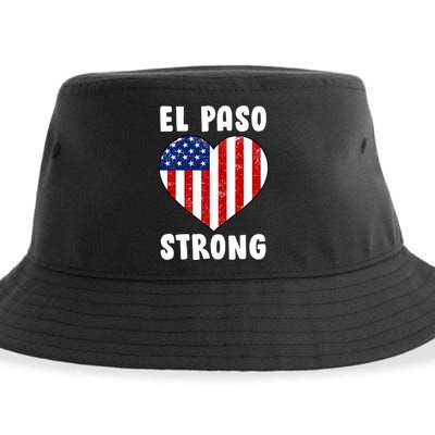 El Paso Strong American Texas Heart Sustainable Bucket Hat