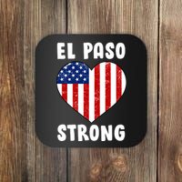 El Paso Strong American Texas Heart Coaster