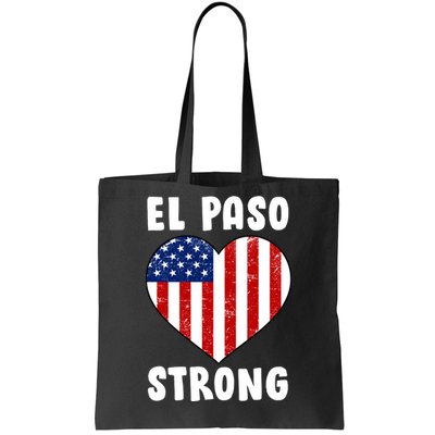 El Paso Strong American Texas Heart Tote Bag