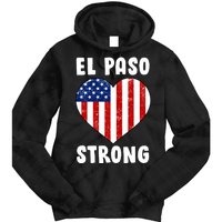 El Paso Strong American Texas Heart Tie Dye Hoodie