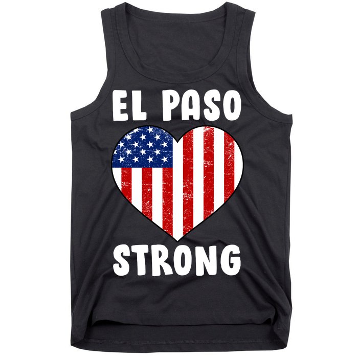 El Paso Strong American Texas Heart Tank Top