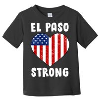 El Paso Strong American Texas Heart Toddler T-Shirt