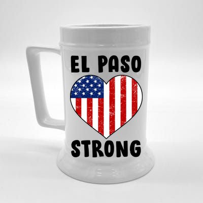 El Paso Strong American Texas Heart Beer Stein