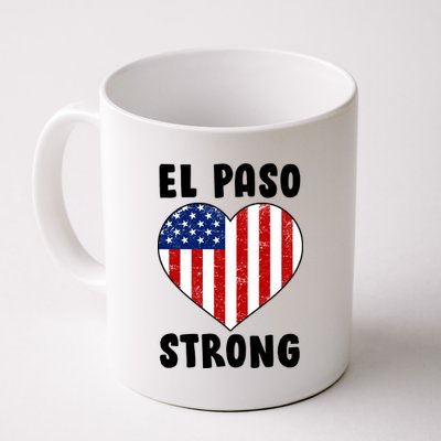 El Paso Strong American Texas Heart Coffee Mug