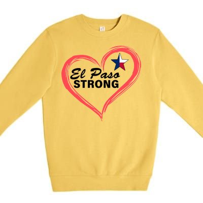 El Paso Strong Heart Texas Star Premium Crewneck Sweatshirt