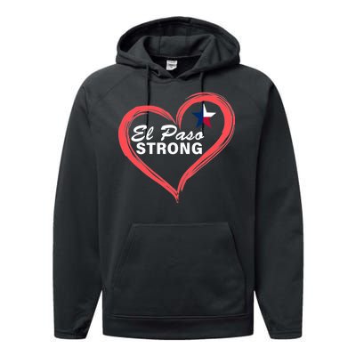 El Paso Strong Heart Texas Star Performance Fleece Hoodie