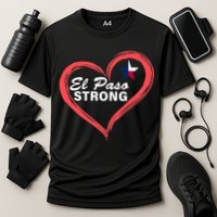 El Paso Strong Heart Texas Star Cooling Performance Crew T-Shirt